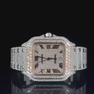 Men’s Luxury VVS Moissanite Watch