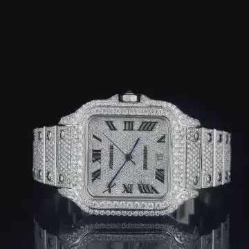Men’s Luxury VVS Moissanite Watch