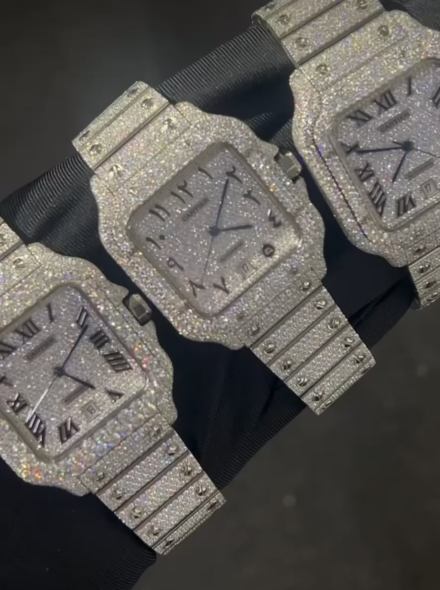 Men’s Luxury VVS Moissanite Watch