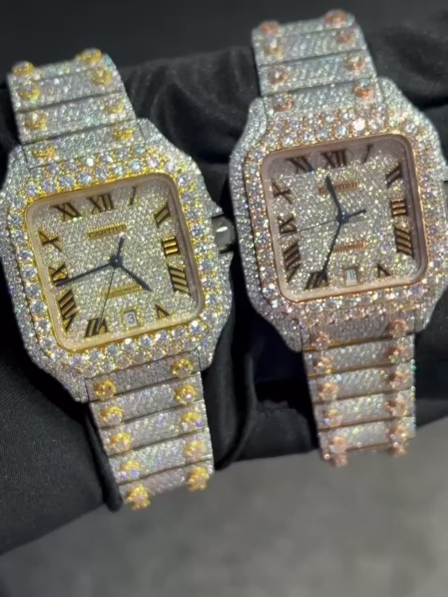 Men’s Luxury VVS Moissanite Watch