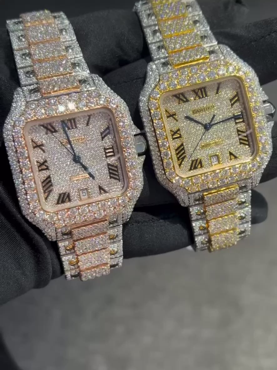 Men’s Luxury VVS Moissanite Watch