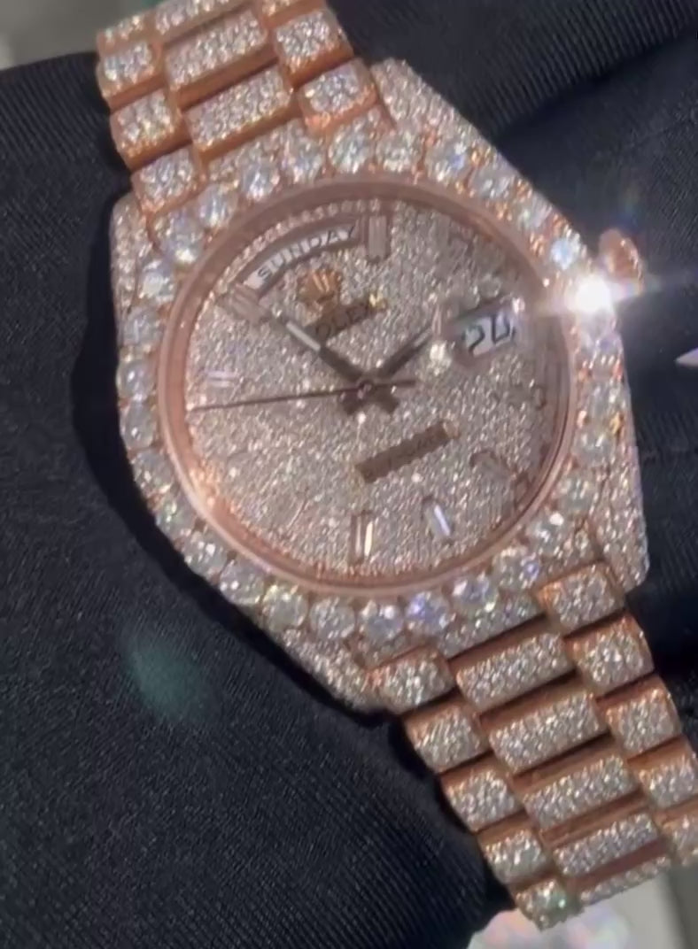 Men’s Luxury VVS Moissanite Watch